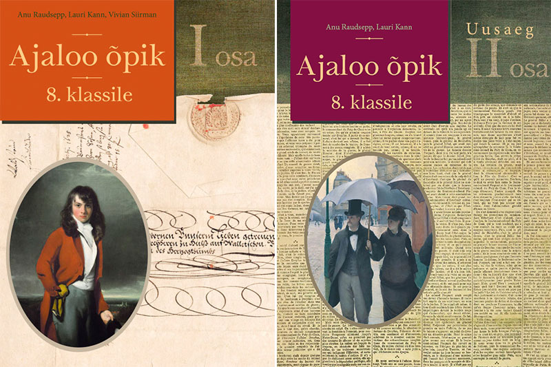 8. kl ajalooõpiku kaanepildid.