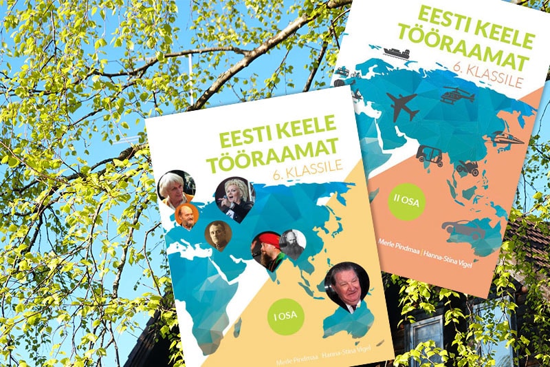 Eesti keele tööraamatud 6. klassile.
