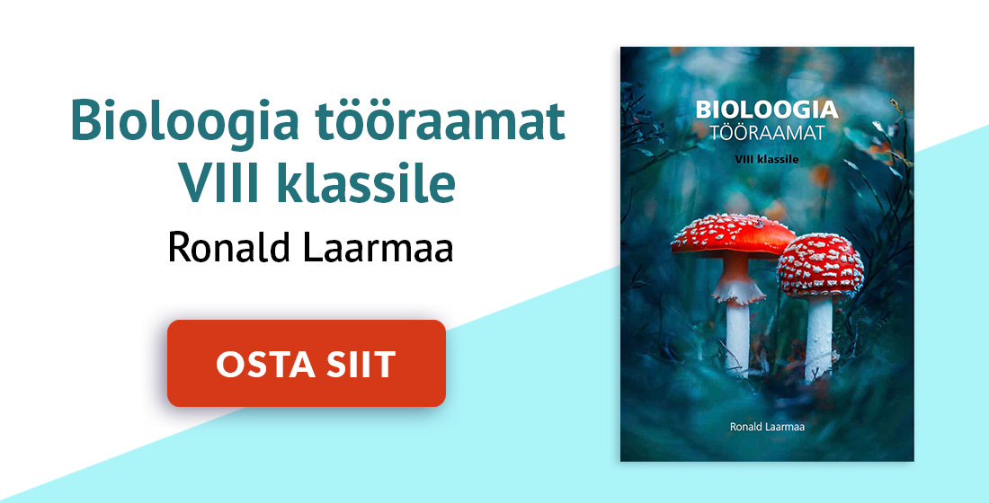Kaanepilt. Bioloogia tööraamat 8. klassile. Ronald Laarmaa. Osta lingilt.