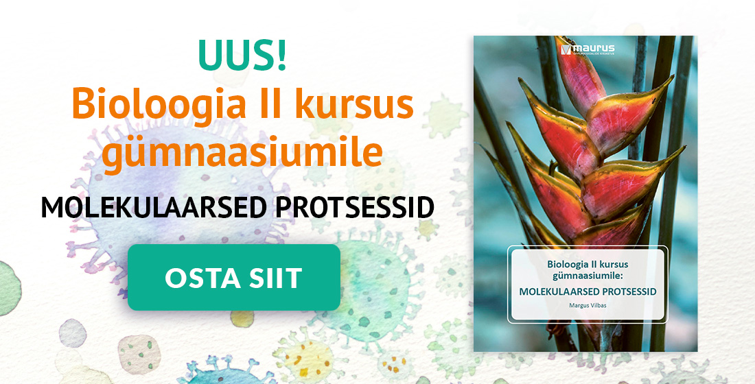 Bioloogia II kursus gümnaasiumile: molekulaarsed protsessid. Osta lingilt.